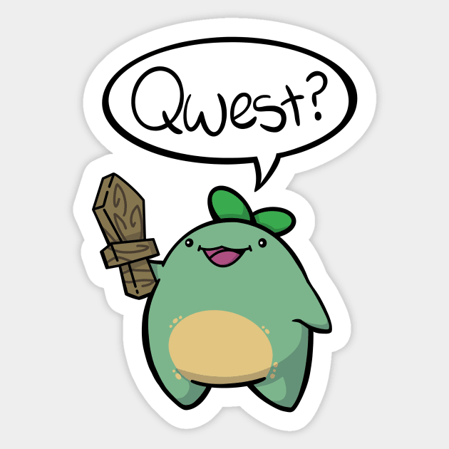 Quest Sprout QWEST! Sticker by Swordscomic